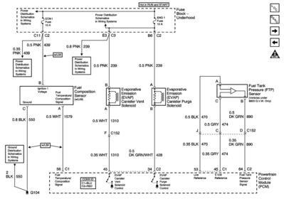 wiring - fuel composition sensor
